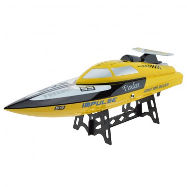 LANCHA ELÉTRICA SPEED RACING BOAT 24KM/H BARCO COMPLETO RADIO 2.4GHZ WLTOYS WL912